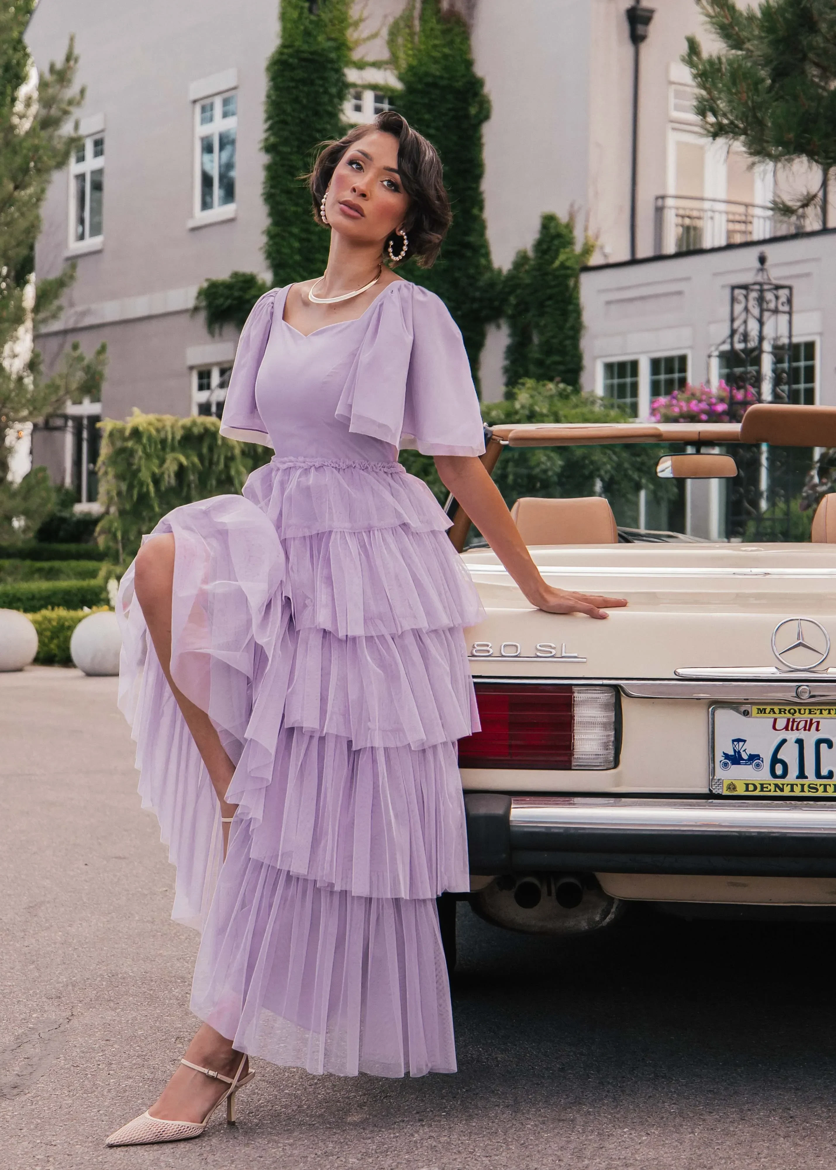 Allegro Dress Lavender - Image 4