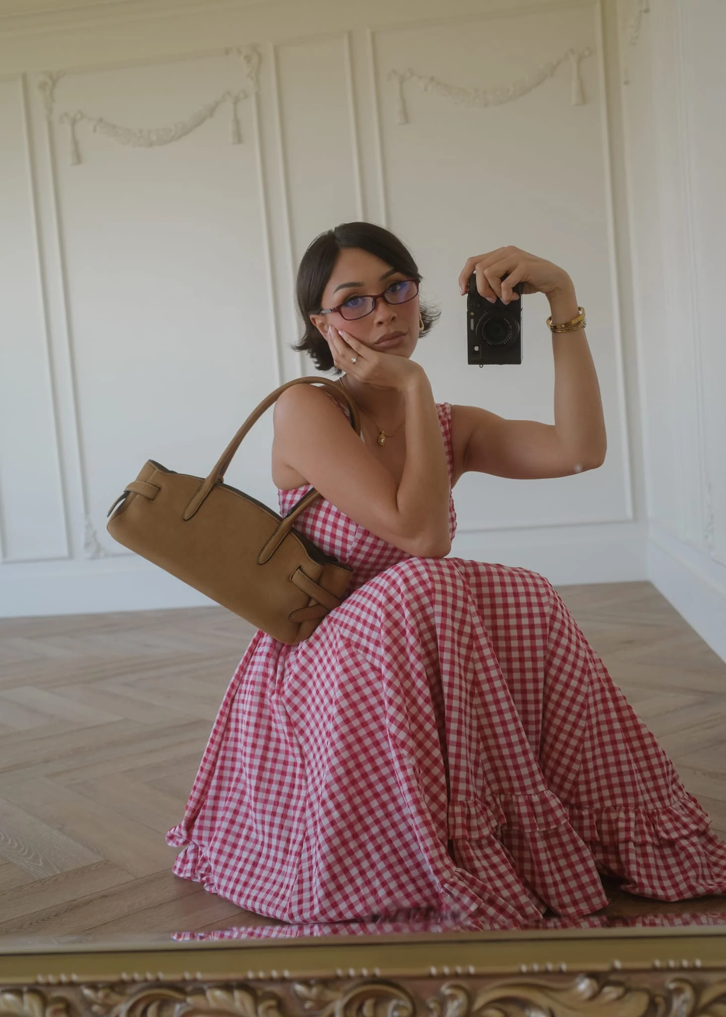 Daze Dress Red Gingham - Image 5