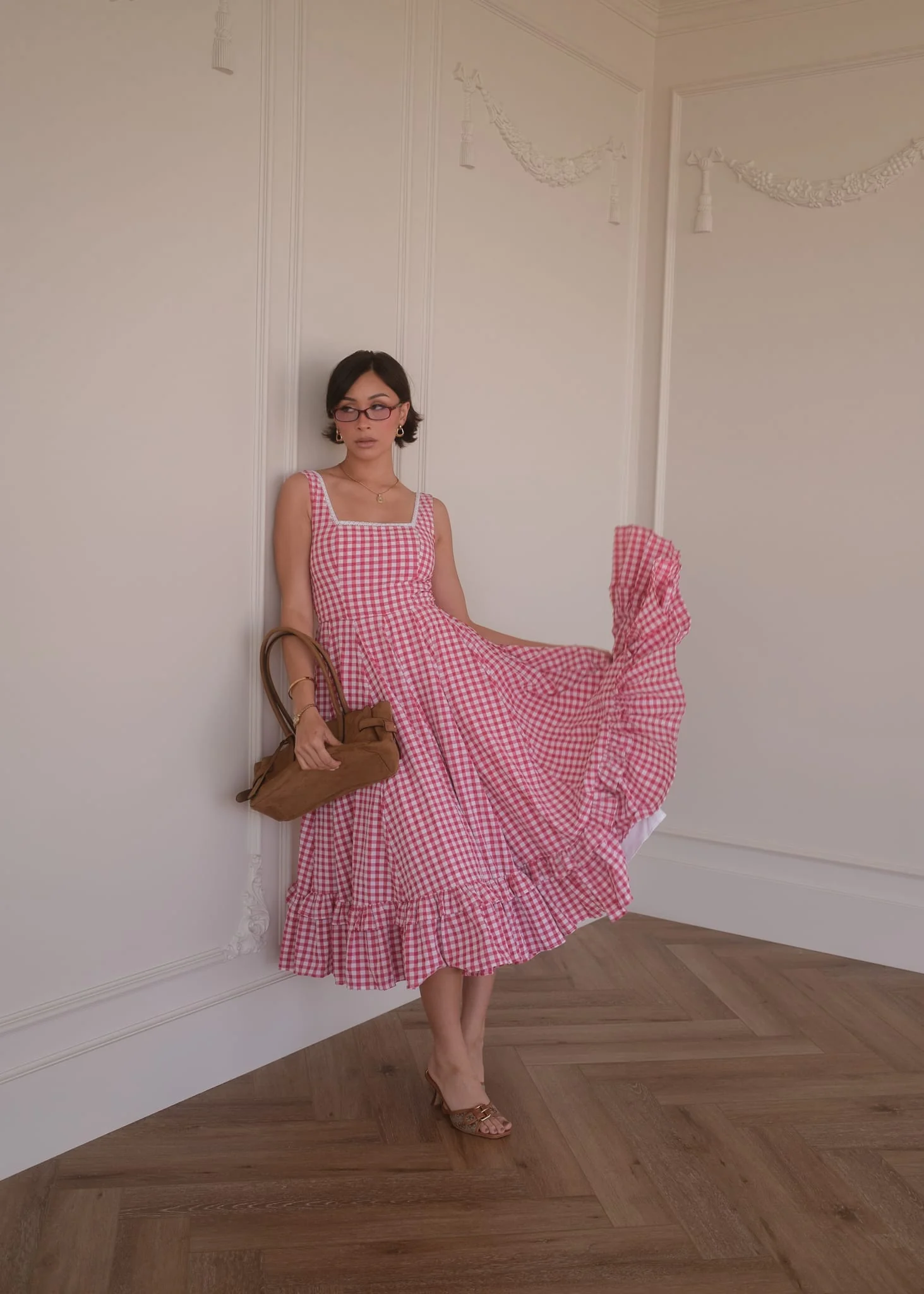 Daze Dress Red Gingham - Image 8