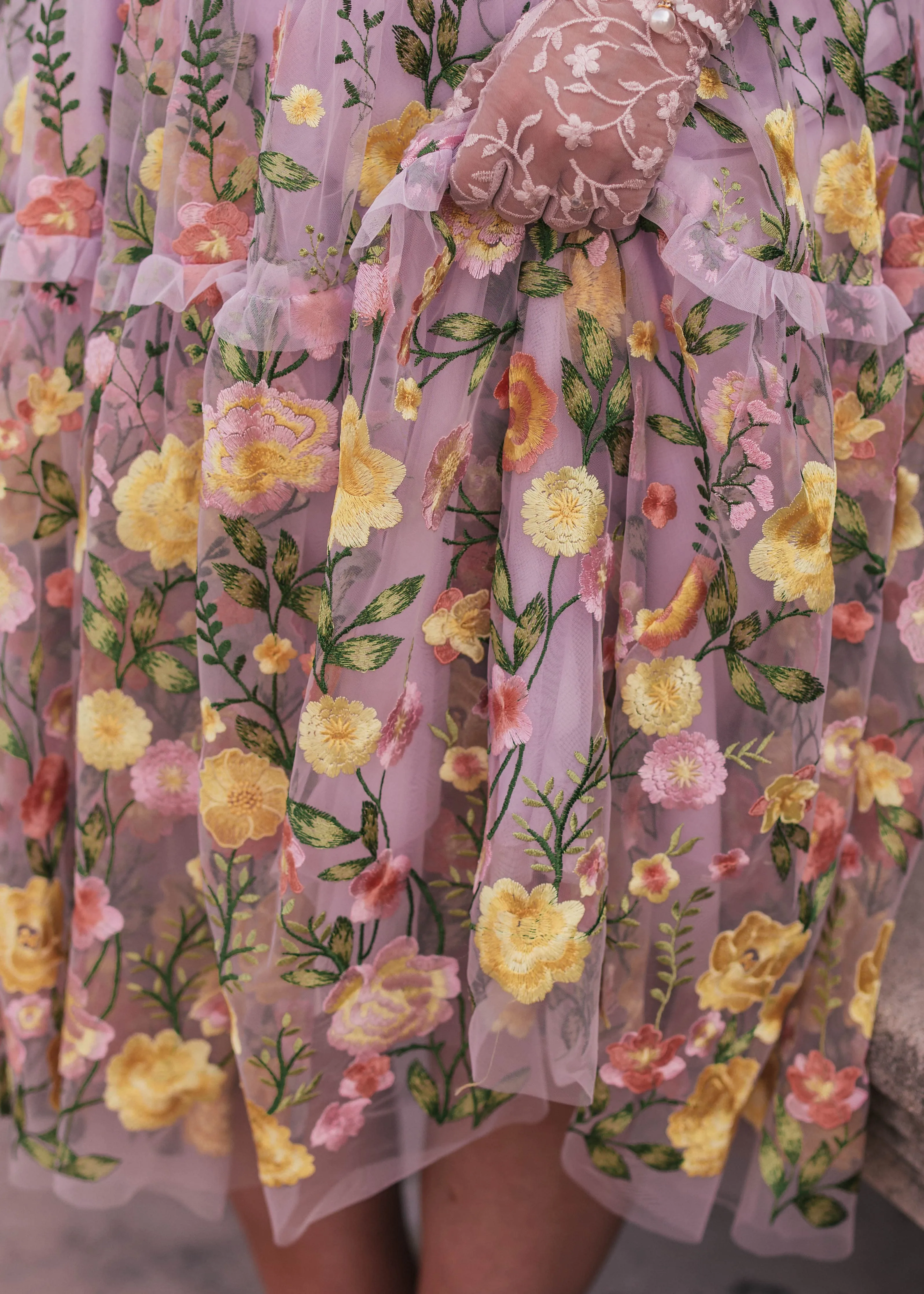 Rose Dress Midi - Lavender - Image 12