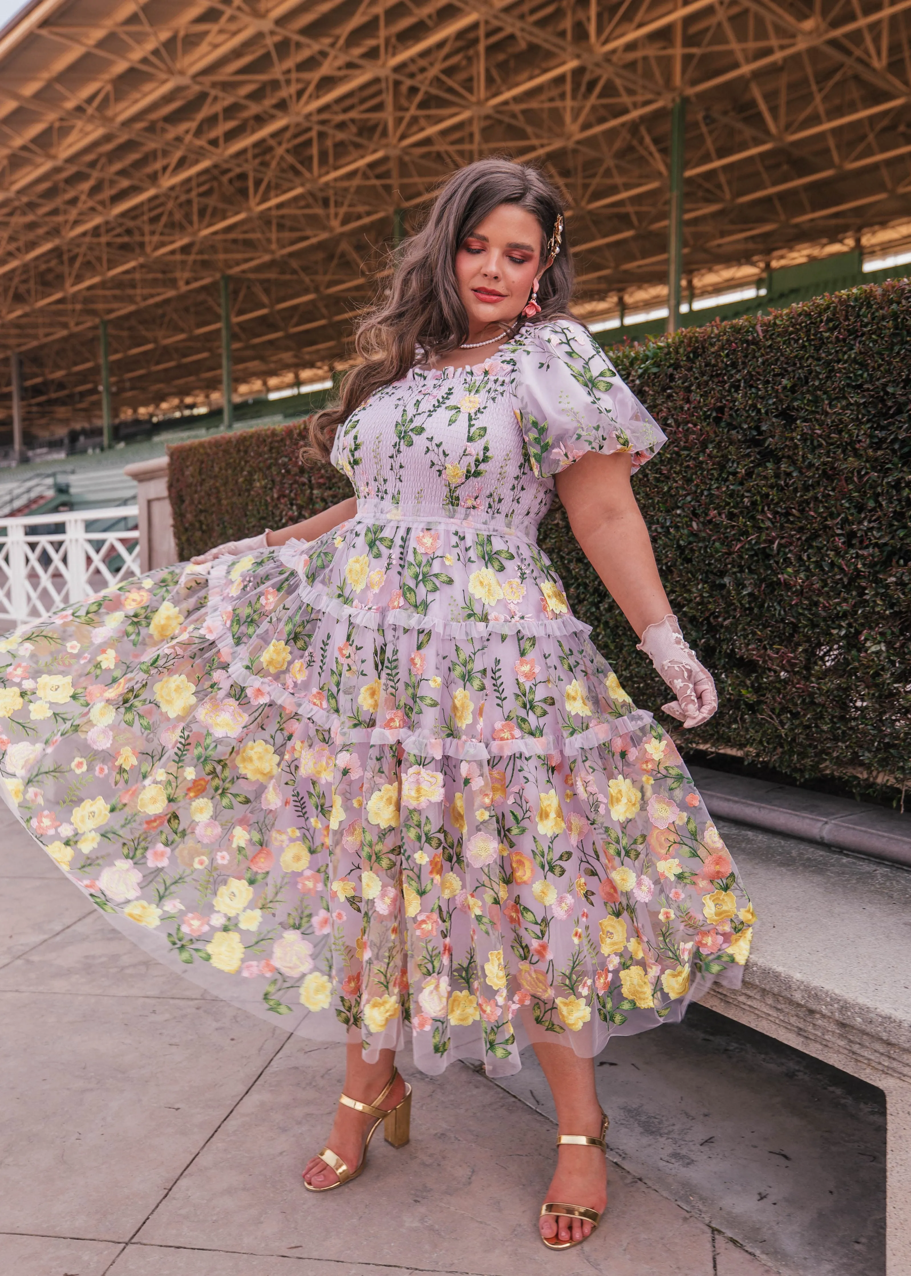Rose Dress Midi - Lavender - Image 13