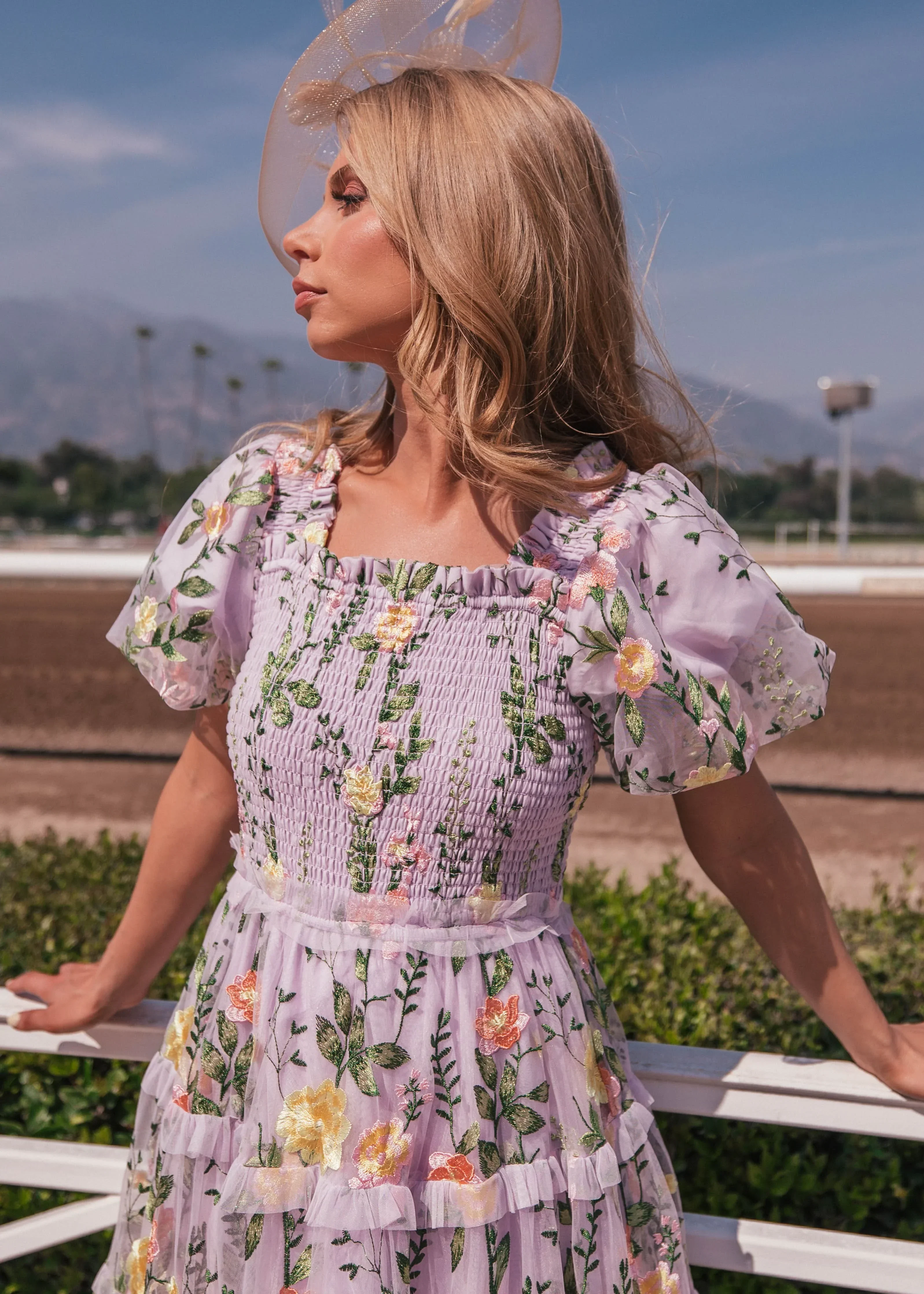 Rose Dress Midi - Lavender - Image 6